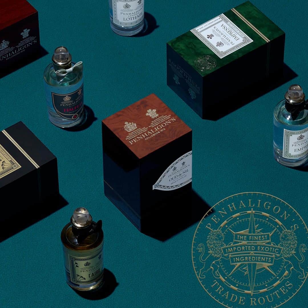 ペンハリガンさんのインスタグラム写真 - (ペンハリガンInstagram)「Transport oneself on a breeze of time and discover scents inspired by the finest exotic ingredients of the 19th Century. The likelihood of losing oneself lingers when it comes to navigating the intoxicating Trade Routes. #traderoutes #verypenhaligons」7月30日 19時00分 - penhaligons