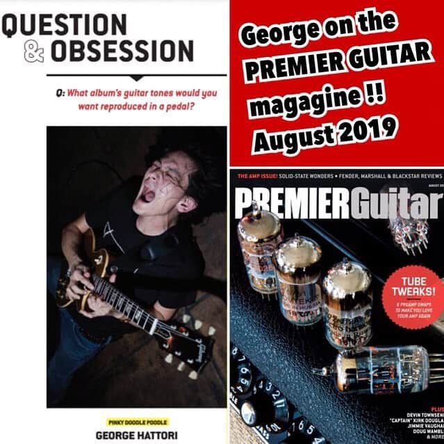 PINKY DOODLE POODLEさんのインスタグラム写真 - (PINKY DOODLE POODLEInstagram)「George is in the guitar magazine Premier Guitar !!!!! Check it out !!!! . https://www.premierguitar.com/ . . . #pinkydoodlepoodle  #pdp  #ustour2019  #highenergyrocknroll  #livemusic #rockmusic #rock #rockband  #japanese #japaneserockband #ustour #livetour  #tourlife #musicianlife #musician #gibsonguitars #gibsonbass #gibson #eb3 #lespaul #marshallamps #vintage #femalebassist #femalevocalist」7月30日 22時33分 - pinkydoodlepoodle