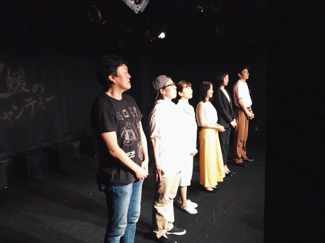 小林玲さんのインスタグラム写真 - (小林玲Instagram)「。﻿ ﻿ ﻿ 7月ももうすぐで終了！﻿ ﻿ 改めまして、﻿ ﻿ ﻿ #舞台﻿ ﻿  ガチゲキ﻿ 『愛媛のスキャンティー』﻿ ﻿ ﻿ 御来場誠に﻿ ありがとうございました！﻿ ﻿ ﻿ 5人のキャストで22役！﻿ ﻿ ﻿ とても濃い時間を﻿ 過ごすことができました☆﻿ お芝居がさらに好きになった。﻿ ﻿ ﻿ 次は舞台、 NINJA ZONEでお会いしましょう！！﻿ ﻿ ﻿ ﻿ 最後の写真はお気に入り🤣﻿ とても愛のある演出の石山さん☺︎」7月30日 23時06分 - rei.kobayashi