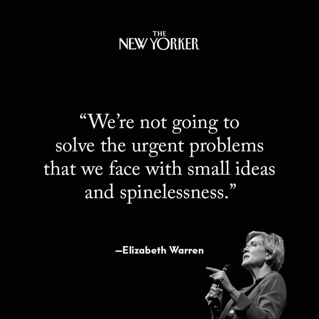 The New Yorkerさんのインスタグラム写真 - (The New YorkerInstagram)「Elizabeth Warren at #DemDebate.」7月31日 9時45分 - newyorkermag