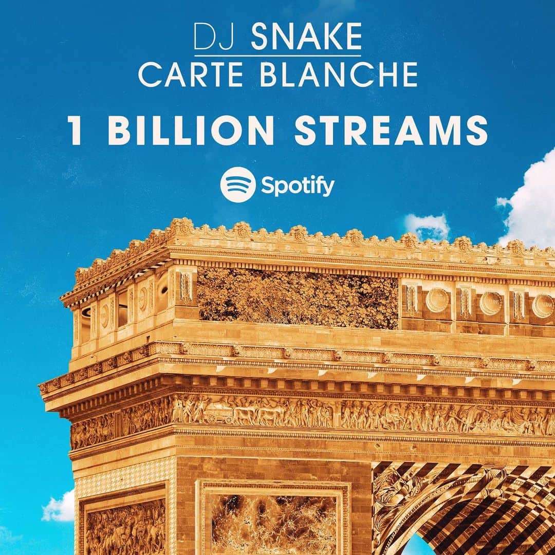 DJスネークさんのインスタグラム写真 - (DJスネークInstagram)「My album “Carte Blanche” just crossed 1 billion streams on @spotify ! To each and every one of you who spent the time to feel the energy of what I created I want to say THANK YOU !!! ❤」7月31日 1時06分 - djsnake