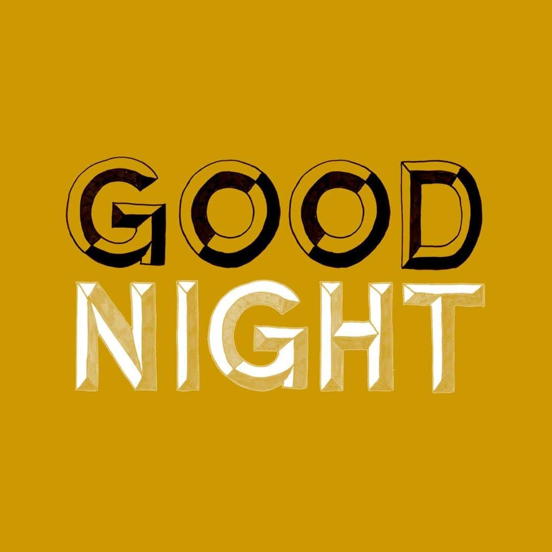 関根正悟さんのインスタグラム写真 - (関根正悟Instagram)「“GOOD NIGHT.” ・ #typography #shogosekine #なんなら夜はこれから 😫💦」7月31日 1時11分 - shogosekine0319