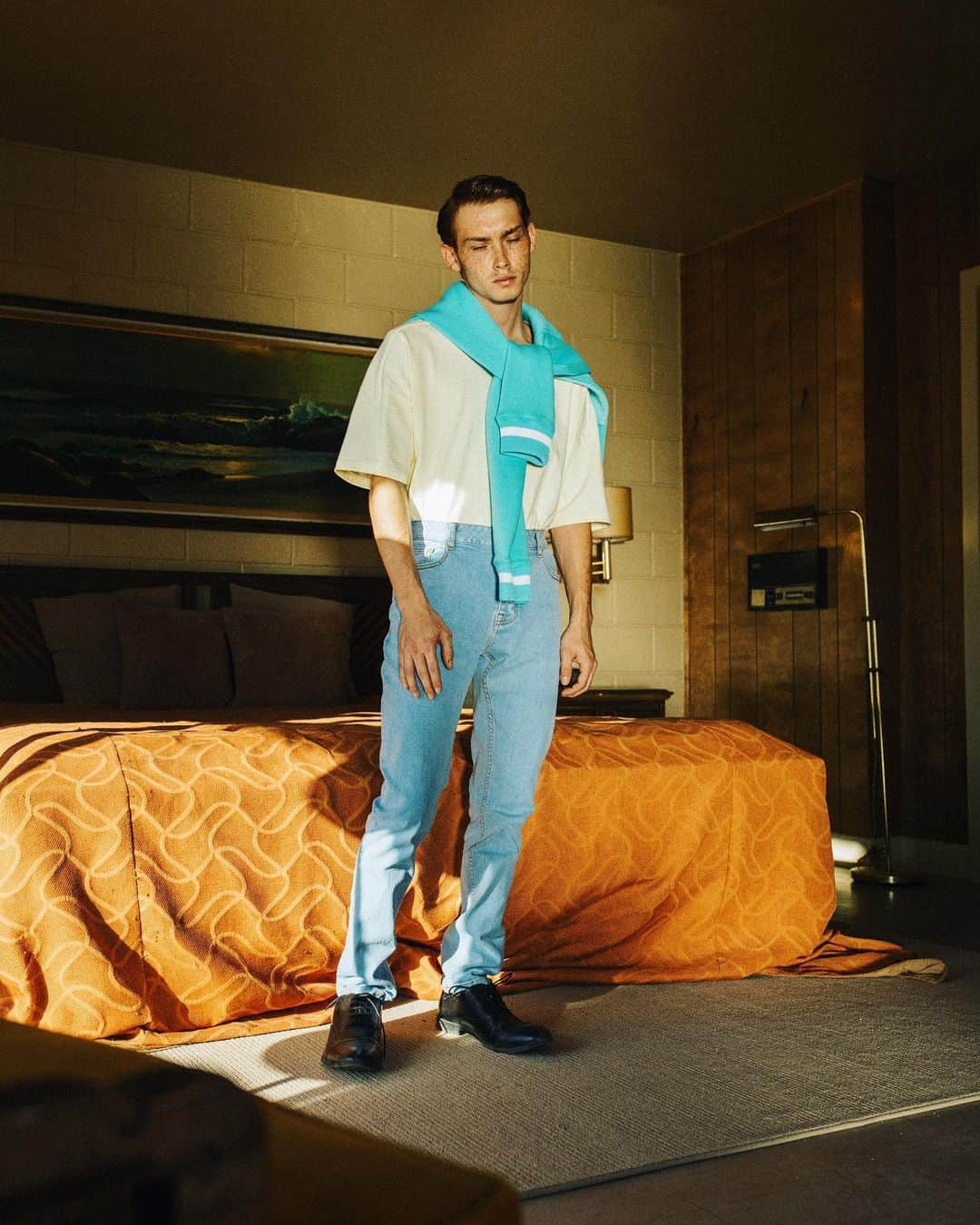 コール・スプラウスのインスタグラム：「Motel enthusiasm with @brandondakotasharp」