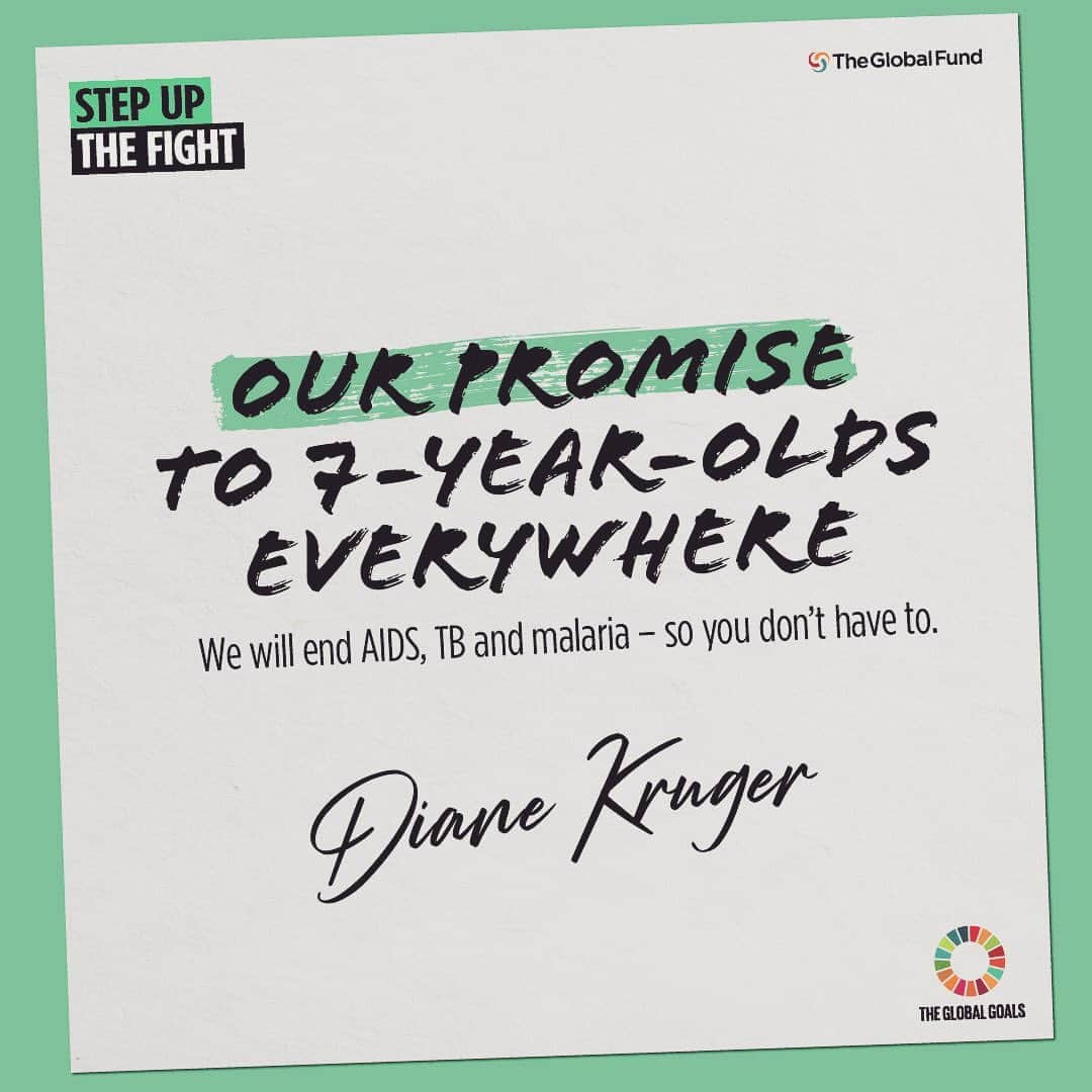 ダイアン・クルーガーさんのインスタグラム写真 - (ダイアン・クルーガーInstagram)「Ending #AIDS, #TB and #malaria is within reach, but not yet fully in our grasp. We have no time to waste. The @GlobalFund is calling on the world to #StepUpTheFight and help save 16 million lives. Add your voice to the open letter today: www.stepupthefight.org」7月31日 2時45分 - dianekruger