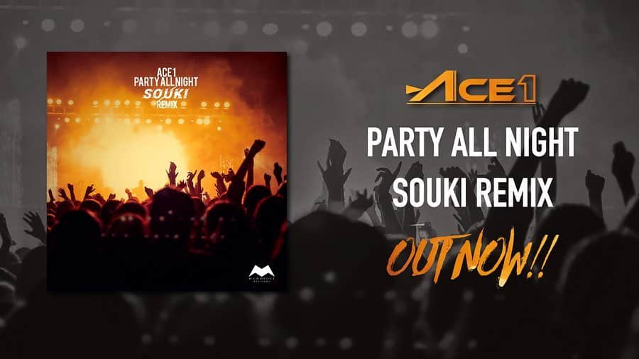 DJ ACEさんのインスタグラム写真 - (DJ ACEInstagram)「🙌﻿ 【ACE1 - Party All Night (SOUKI Remix)、OUT NOW!!】﻿ ﻿ https://www.beatport.com/release/party-all-night-souki-remix/2671332﻿ ﻿ 今月なんと3曲目、2日連続のリリースとなります！﻿ UMMET OZCAN @ummetozcan がサポートした"Party All Night"の @souki_rpz Remix！﻿ フェスティバル仕様のエモーショナル且つアッパーなハードダンススタイルのキラーアンセム🔥﻿ @monopolerecords ﻿ https://www.beatport.com/release/party-all-night-souki-remix/2671332﻿ ﻿ ﻿ <SOUKI>﻿ 世界新進気鋭のレーベルから数多くの楽曲をリリースしている日本を代表する Bass, Trap, HardStyle系のTrackmaker,DJ。﻿ Doberman Infinity 「Do Party」のトラック制作プロデュースを担当するなど多岐にわたり活躍中。﻿ ﻿ #ACE1 ﻿ #PartyAllNight﻿ #SoukiRemix﻿ #MonopoleRecords﻿ #FlyingB #UNITEwithTOMORROWLAND #maltapre #ACE1SOUND」7月31日 18時01分 - ace1djace