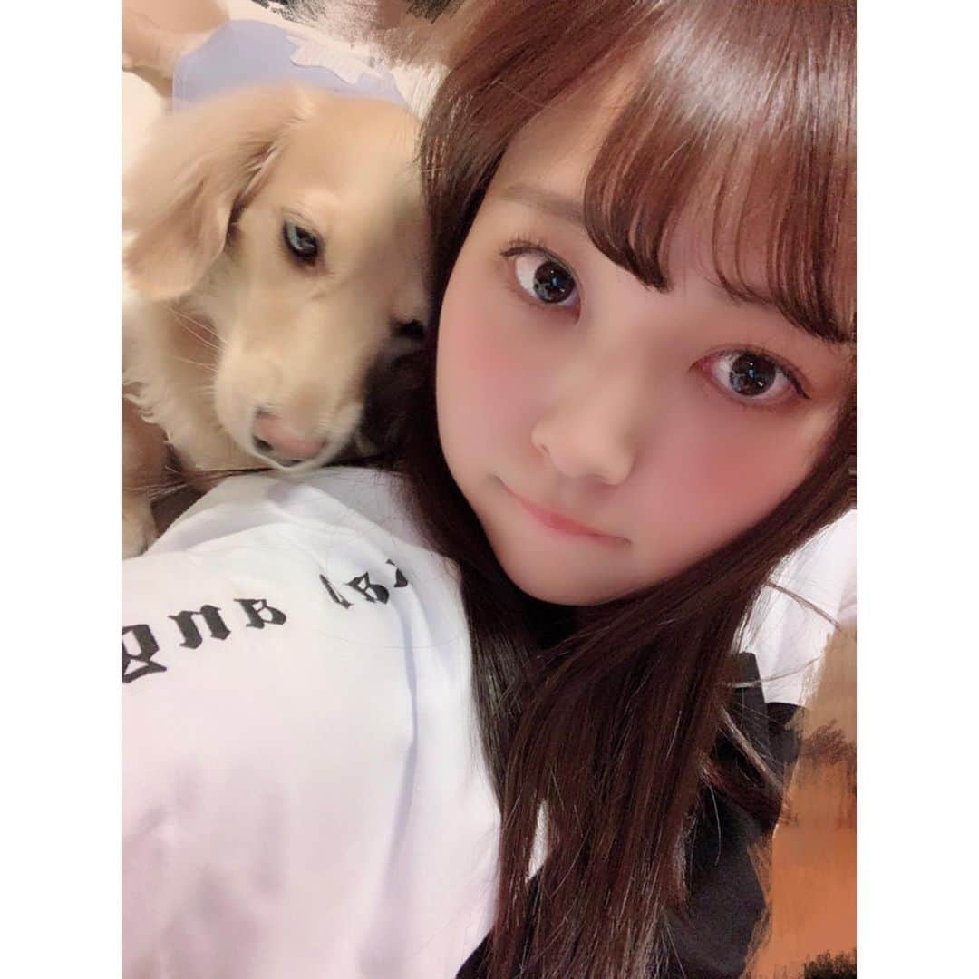 山内祐奈さんのインスタグラム写真 - (山内祐奈Instagram)「. 🐶❤︎😘」7月31日 18時24分 - yuna_hkt48