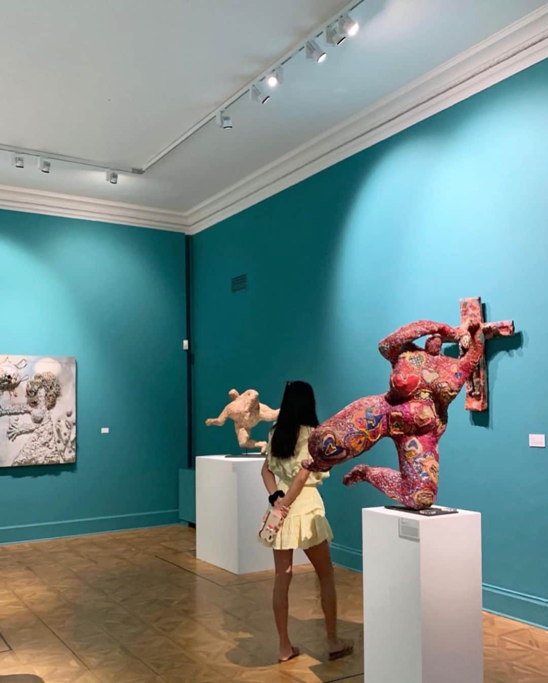 リー・ウネ・ヨンさんのインスタグラム写真 - (リー・ウネ・ヨンInstagram)「#🏃🏽‍♀️“Cannes에 가서 내가조아하는 #nickydestphalle 전시도 보고!”」7月31日 18時28分 - leehaeyoung1730