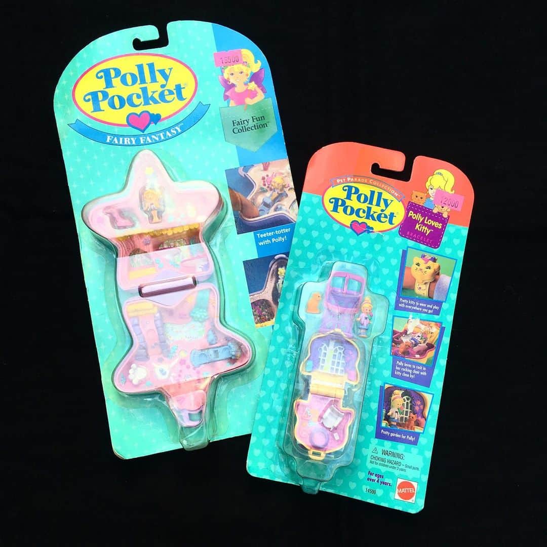 おもちゃやSPIRALさんのインスタグラム写真 - (おもちゃやSPIRALInstagram)「90's Polly Pocket ブリスター 入荷しました！  星 16500円 Kitty 12000円  です！」7月31日 19時17分 - spiral_toy
