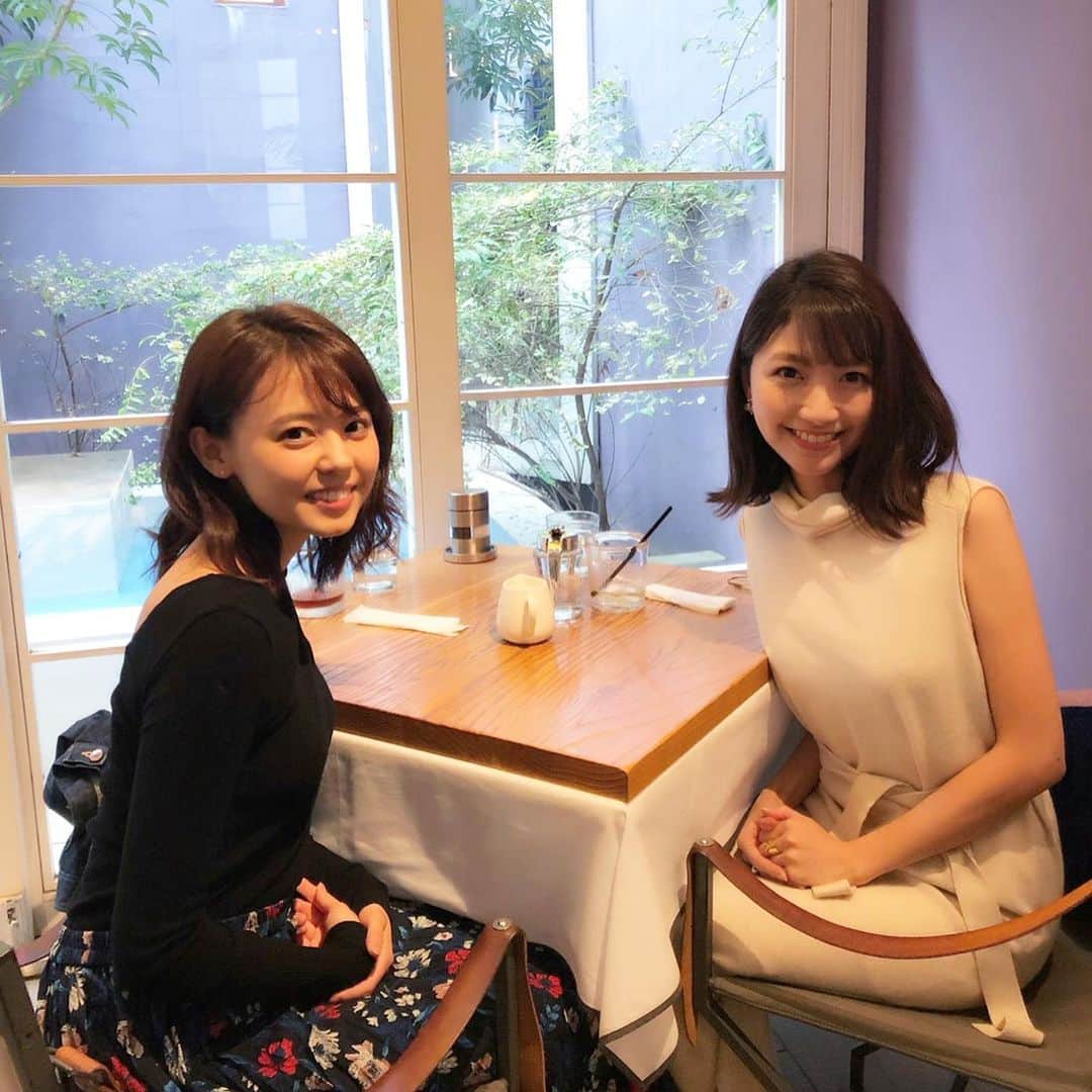 宮澤智さんのインスタグラム写真 - (宮澤智Instagram)「☆ 少し前ですが、三田さんとお茶に✨ 色々な話を聞いていただけてアドバイスもいただけて とても嬉しい一日でした🥺💕 お忙しいなかありがとうございました🎀 また行きたいな、、☺️ #三田友梨佳 アナ #先輩」7月31日 10時32分 - tomo.miyazawa