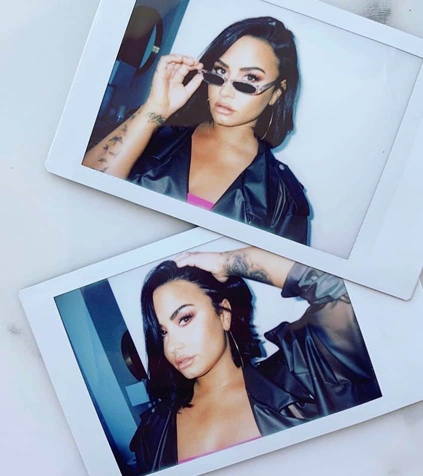 ポール・ノートンさんのインスタグラム写真 - (ポール・ノートンInstagram)「Polaroid Perfection! @ddlovato today w/ hair by Me @leobypaulnorton using @unite_hair @hottoolspro @paishau w/ #makeup by @rokaelbeauty #demilovato」7月31日 12時11分 - paulnortonhair