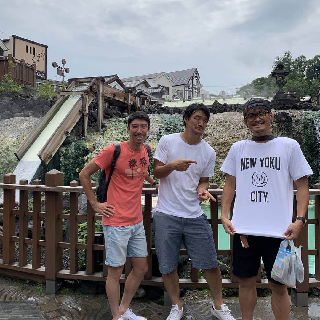 福田俊介さんのインスタグラム写真 - (福田俊介Instagram)「草津温泉旅 #渡辺広大  #舩津徹也  #福田俊介 #湯もみ #熱乃湯  #NEWYOKUCITY」7月31日 13時53分 - shunsukefukuda28