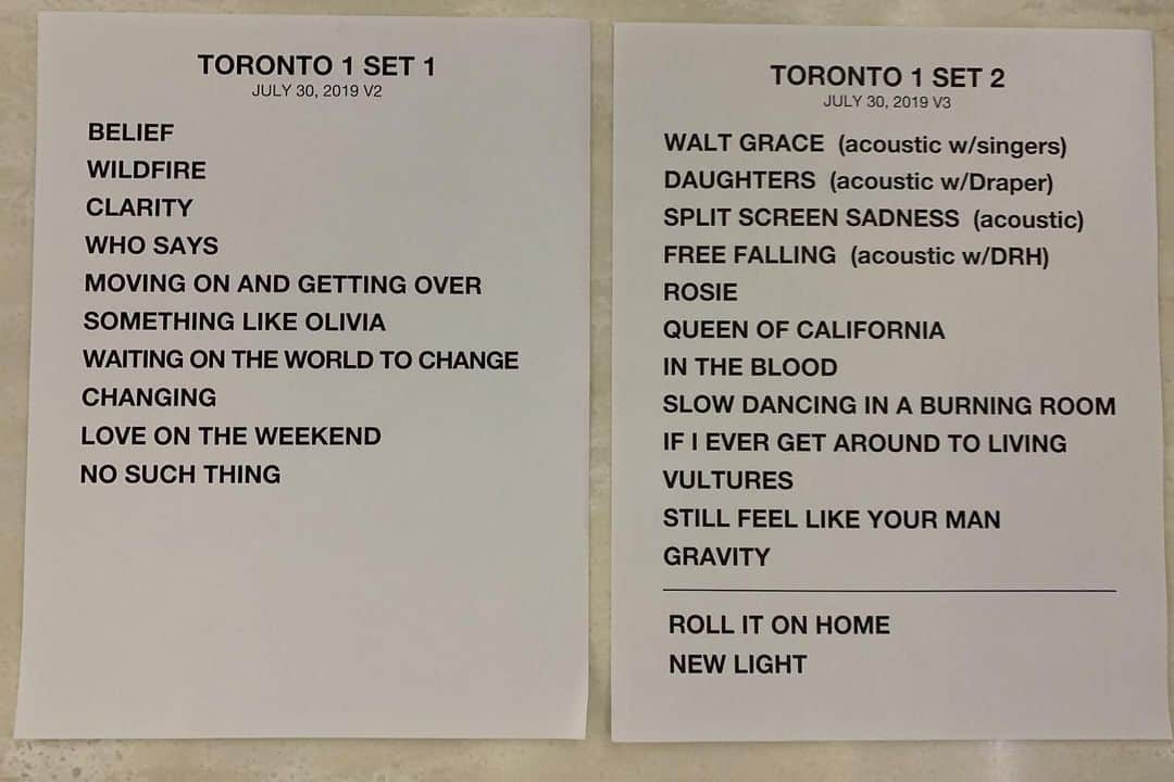 ジョン・メイヤーさんのインスタグラム写真 - (ジョン・メイヤーInstagram)「Toronto night one: This was a show you wanna find the tape of. We’re all set up for a killer night two - gonna aim for fewest repeats possible. (📷 @thomasfalcone)」7月31日 14時26分 - johnmayer