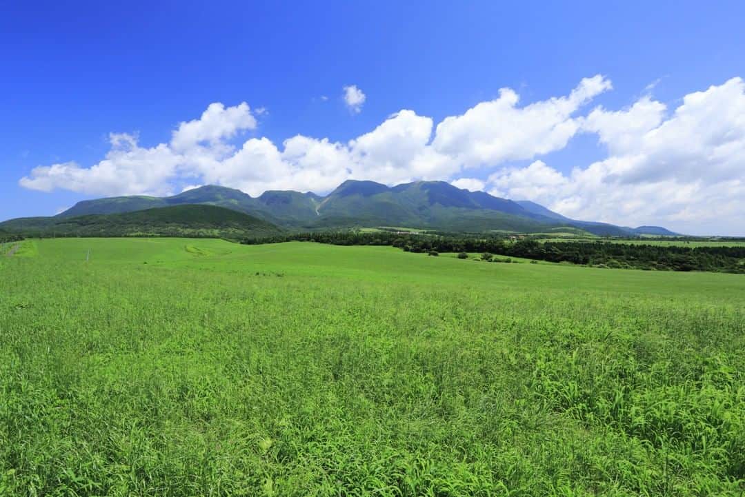 日本の国立公園さんのインスタグラム写真 - (日本の国立公園Instagram)「Aso-Kuju National Park was established in 1934 and is located in the center of the southern Japanese island of Kyushu. It is made up of Mt. Aso, sitting in a huge caldera, a volcanic group to the north including the Kuju Mountain Range, and the grasslands surrounding them.⠀ .⠀ #AsoKujuNationalPark ⠀ .⠀ https://www.japan.travel/national-parks/parks/aso-kuju/⠀ .⠀ Japan is an island nation full of vibrant nature and diverse landscapes.⠀ Magnificent mountains, frozen waterfalls, green forests, active volcanoes, blue oceans and endemic wildlife inspire curiosity and wonder.⠀ All of these natural assets are preserved in the national parks of Japan. Spend time in pristine natural environments and make memories in Japan's 34 National Parks.」7月31日 15時00分 - nationalpark_japan