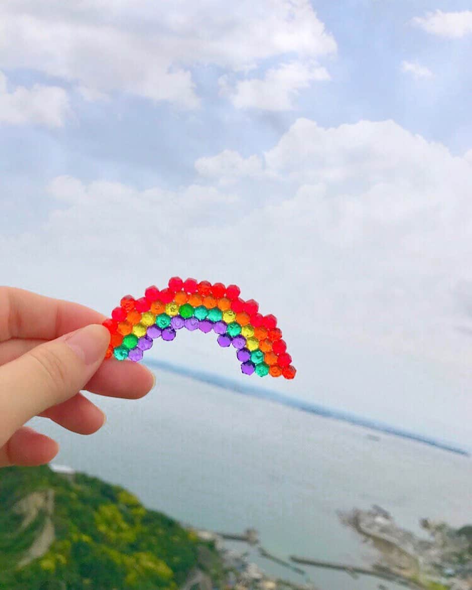 アクア ビーズ 虹
