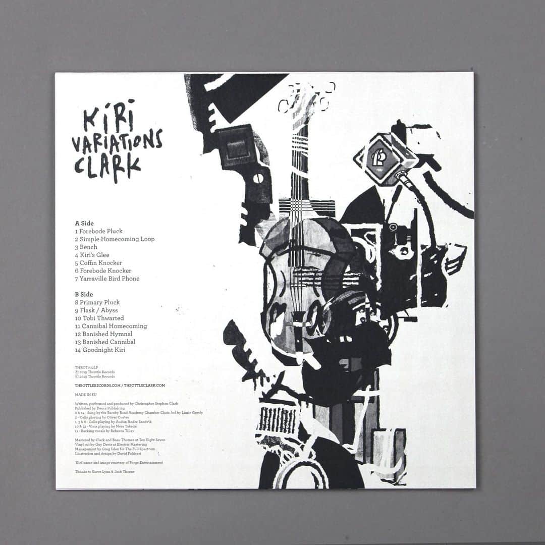 クラークさんのインスタグラム写真 - (クラークInstagram)「Thank you @bleep for making Kiri Variations ‘Album of the Week’. Available now on Vinyl, CD and Download (inc 24bit WAV).」7月31日 17時50分 - throttleclark