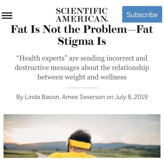 マット・マクゴリーさんのインスタグラム写真 - (マット・マクゴリーInstagram)「To read the full article, Google: "Scientific American Dr. Linda Bacon." @amee_rd @lindobacon For more info on Health At Every Size #HAES , read Dr. Linda Bacon's book by the same name and/or their book "Body Respect"). # This article is specifically about the way that body fat and health are wrongly equated with one another.  And the way that the myriad of incorrect beliefs about body fat in our culture harms everyone (and especially fat people) and actually *causes* health issues.  Because the fatphobic cultural beliefs around fatness run so deep, it will likely take some time to truly understand what this article is saying, and where you may be projecting your own deeply held beliefs.  I encourage you to sit with it and refer back to it if necessary.  And to read the books mentioned above if you truly want to understand this issue...and we all should.  # This should not need to be said, but I believe that it is necessary to state plainly.  While this article is about health and in some ways how to achieve better health, no person deserves to be treated in a bigoted, dehumanizing way.  No matter how "healthy" or fat they are or not.  To argue that they do, is simply a justification that is based in anti-fatness.  To argue that upholding the stigma of anti-fatness is somehow of a benefit to *anyone*, is also to uphold bigotry.  And this is also true for the "well-intentioned" ways that we perpetuate these beliefs. # And just because you wouldn't say that you "hate fat people," that doesn't mean that you haven't internalized many notions of fatphobia.  Just because we may say that we don't "hate people of color," doesn't absolve us of the fact that we live in a culture where white supremacy is the norm and must be unlearned.  Just bc a man may say he “doesn’t hate women," doesn't mean that he’s free from sexist beliefs and upholding sexism.  Like any system of oppression, anti-fatness runs incredibly deep and requires conscious unlearning, self-examination, and action in order to change at the cultural and institutional levels. Particularly among those of us with the most privilege.」8月1日 3時41分 - mattmcgorry