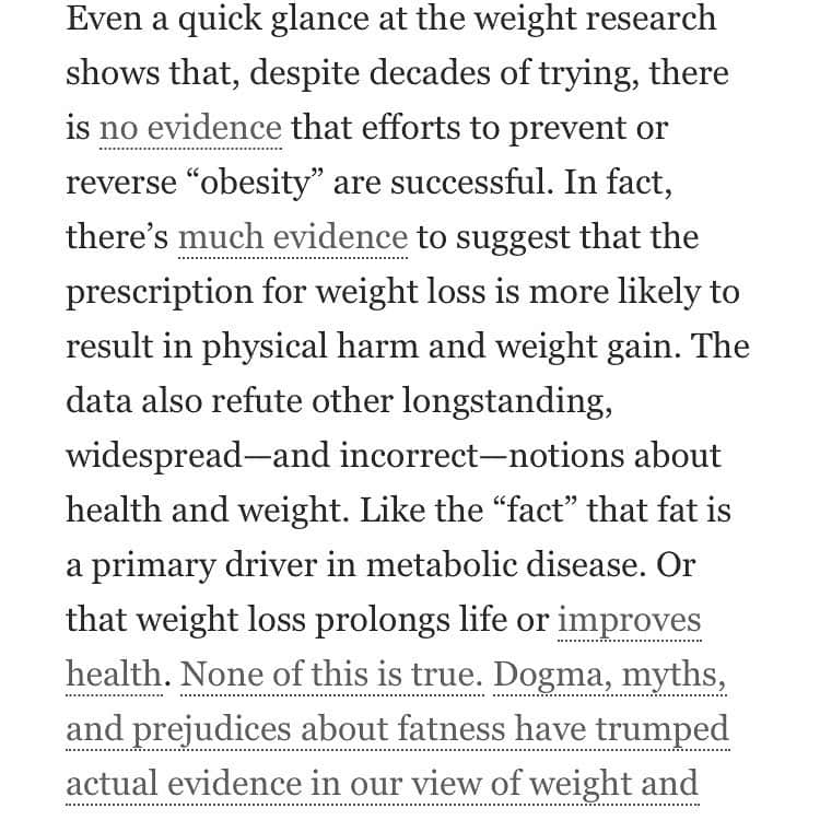 マット・マクゴリーさんのインスタグラム写真 - (マット・マクゴリーInstagram)「To read the full article, Google: "Scientific American Dr. Linda Bacon." @amee_rd @lindobacon For more info on Health At Every Size #HAES , read Dr. Linda Bacon's book by the same name and/or their book "Body Respect"). # This article is specifically about the way that body fat and health are wrongly equated with one another.  And the way that the myriad of incorrect beliefs about body fat in our culture harms everyone (and especially fat people) and actually *causes* health issues.  Because the fatphobic cultural beliefs around fatness run so deep, it will likely take some time to truly understand what this article is saying, and where you may be projecting your own deeply held beliefs.  I encourage you to sit with it and refer back to it if necessary.  And to read the books mentioned above if you truly want to understand this issue...and we all should.  # This should not need to be said, but I believe that it is necessary to state plainly.  While this article is about health and in some ways how to achieve better health, no person deserves to be treated in a bigoted, dehumanizing way.  No matter how "healthy" or fat they are or not.  To argue that they do, is simply a justification that is based in anti-fatness.  To argue that upholding the stigma of anti-fatness is somehow of a benefit to *anyone*, is also to uphold bigotry.  And this is also true for the "well-intentioned" ways that we perpetuate these beliefs. # And just because you wouldn't say that you "hate fat people," that doesn't mean that you haven't internalized many notions of fatphobia.  Just because we may say that we don't "hate people of color," doesn't absolve us of the fact that we live in a culture where white supremacy is the norm and must be unlearned.  Just bc a man may say he “doesn’t hate women," doesn't mean that he’s free from sexist beliefs and upholding sexism.  Like any system of oppression, anti-fatness runs incredibly deep and requires conscious unlearning, self-examination, and action in order to change at the cultural and institutional levels. Particularly among those of us with the most privilege.」8月1日 3時41分 - mattmcgorry