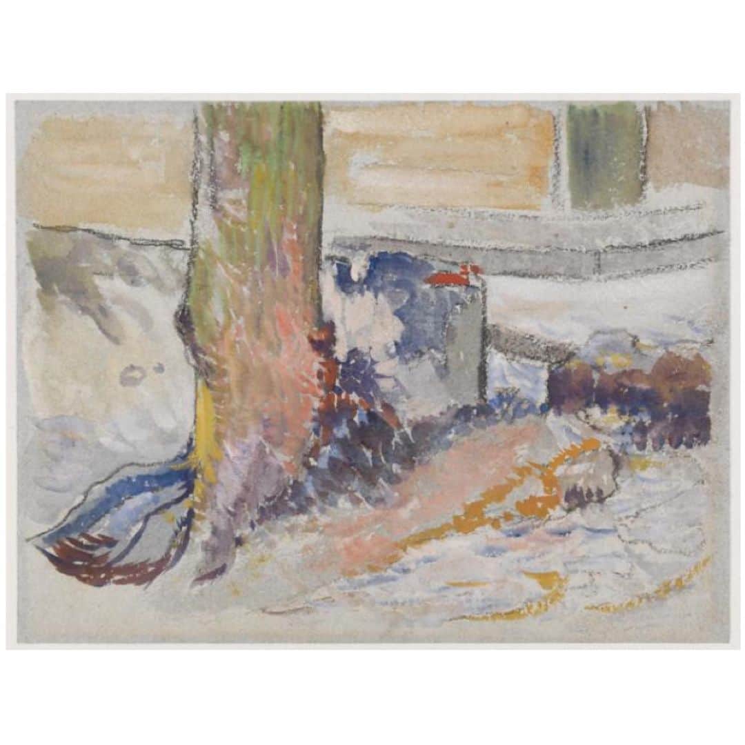 THE ROWさんのインスタグラム写真 - (THE ROWInstagram)「Paul Gauguin; 'Study of a Tree', 1887」8月1日 3時53分 - therow