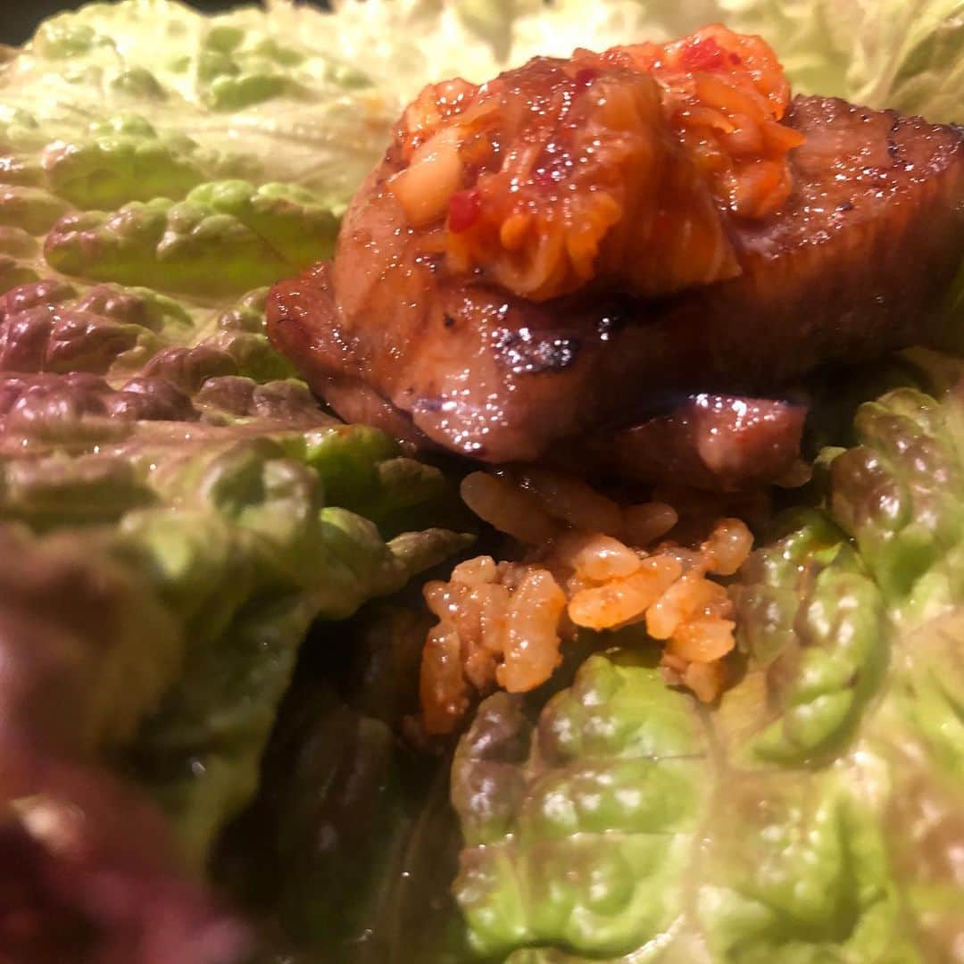 高嶋ちさ子さんのインスタグラム写真 - (高嶋ちさ子Instagram)「三連ちゃん焼肉 #誇味山  どれもこれも食べたことの無い食感のお肉に感動！！ 誇味山最強だ！」7月31日 23時02分 - chisakotakashima