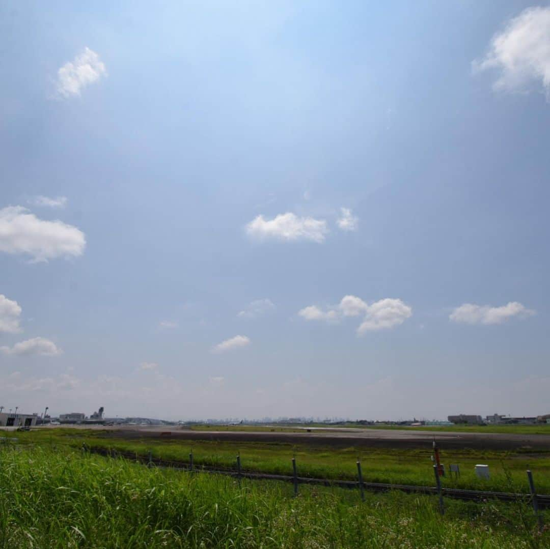 牧野誠三さんのインスタグラム写真 - (牧野誠三Instagram)「野っ原に見えるそこには、空の翼が広がる！ 暑くて歩いた分だけもっと撮りたいと思う飛行機✈️！思わず切り上げてタクシーに乗りました。体のため。 秋になったらまた行こう！ #ytvアナウンサー  #ytv  #牧野誠三 #nikond5500 #nikond5300 #伊丹 #下河原公園 #車輪格納中 #takeoff #熱中症」7月31日 23時07分 - makino_seizo_freeter