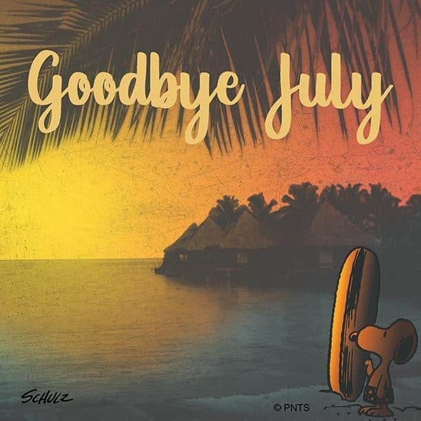 スヌーピーさんのインスタグラム写真 - (スヌーピーInstagram)「Bye, July!」7月31日 23時26分 - snoopygrams