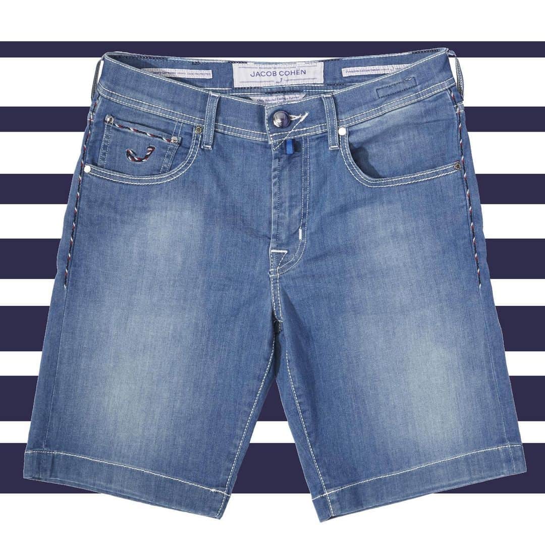Jacob Cohenのインスタグラム：「Let's sail in our denim!  S/S 19 Man Collection Made in Italy  #JacobCohen #JacobCohenJeans」