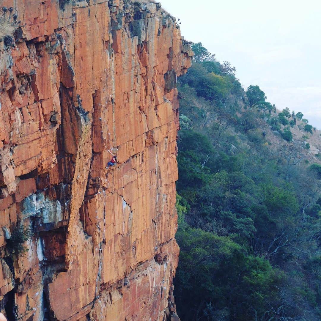 バーバラ・ザンガールさんのインスタグラム写真 - (バーバラ・ザンガールInstagram)「Enjoying the very best climbs of waterval boven!! Here on „Jack of all trades“ 📸@claudiazangerl  @blackdiamond @lasportivagram @vibram @verivalbio @powerbar_europe @gloryfy @fazabrushes @frictionlabs @climbskinspain」7月31日 23時33分 - babsizangerl