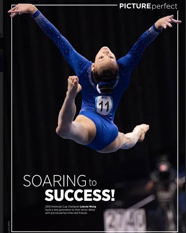 Inside Gymnasticsさんのインスタグラム写真 - (Inside GymnasticsInstagram)「Direct from our pages @leanne.9207 #pictureperfect 💙  See link in bio or Shopinsidenation.com to subscribe!!! #magazine #gymnastics #countdowntotokyo #kansascity #championships  Photo by Lloyd Smith」7月31日 23時50分 - insidegym