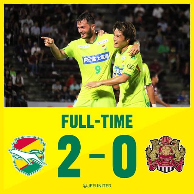 ジェフユナイテッド市原・千葉のインスタグラム：「明治安田生命J2リーグ 第25節 FC琉球戦 試合結果 2-0 【得点者】クレーベ ②  #jefunited #jef #ジェフ千葉 #明治安田生命J2リーグ #Jリーグ #jleague」