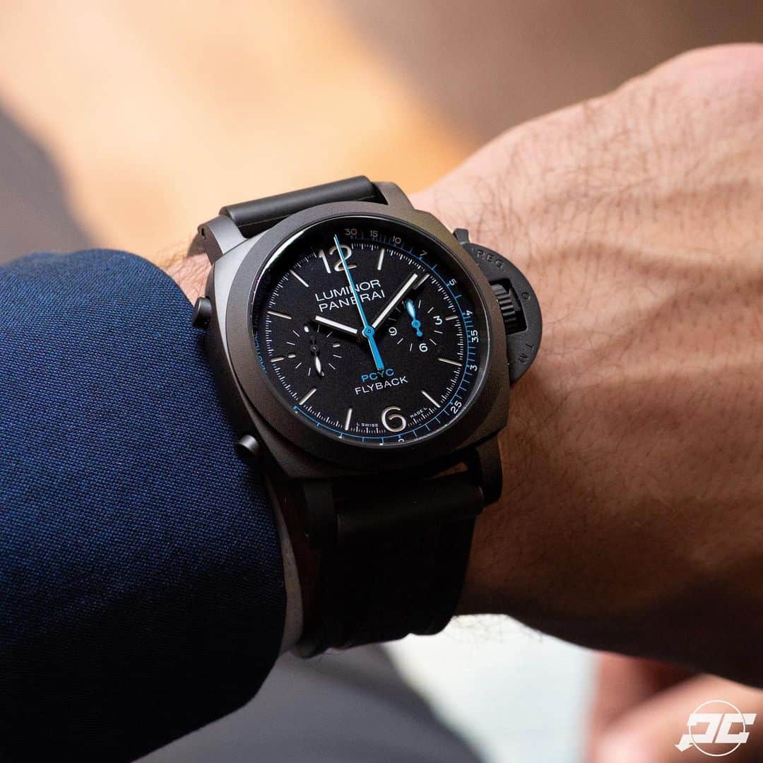 パネライのインスタグラム：「Probably my favorite piece in the new PCYC collection from #Panerai this year. The #PAM788 Ceramic Chrono Flyback. MSRP of $15,900. 👍🏼 or 👎🏼 #paneraicentral」