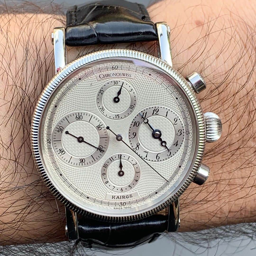 WATCHMANIAさんのインスタグラム写真 - (WATCHMANIAInstagram)「Still loving the @chronoswiss_official Kairos Chronograph. Released in 27 years ago in 1992.」8月1日 0時24分 - watchmania