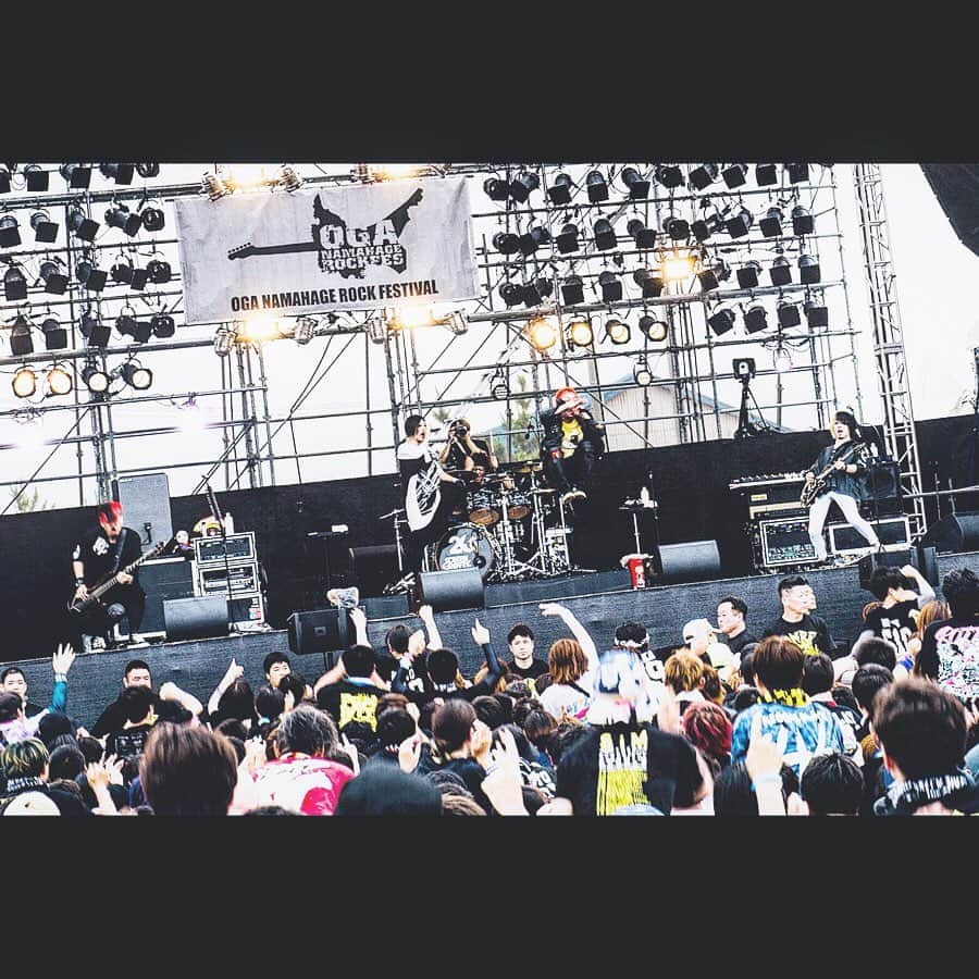 N∀OKIさんのインスタグラム写真 - (N∀OKIInstagram)「OGA NAMAHAGE ROCK FESTIVAL vol.10  photo by @ishii_maki  #ONRFX #男鹿フェス」8月1日 0時30分 - chairoy1945