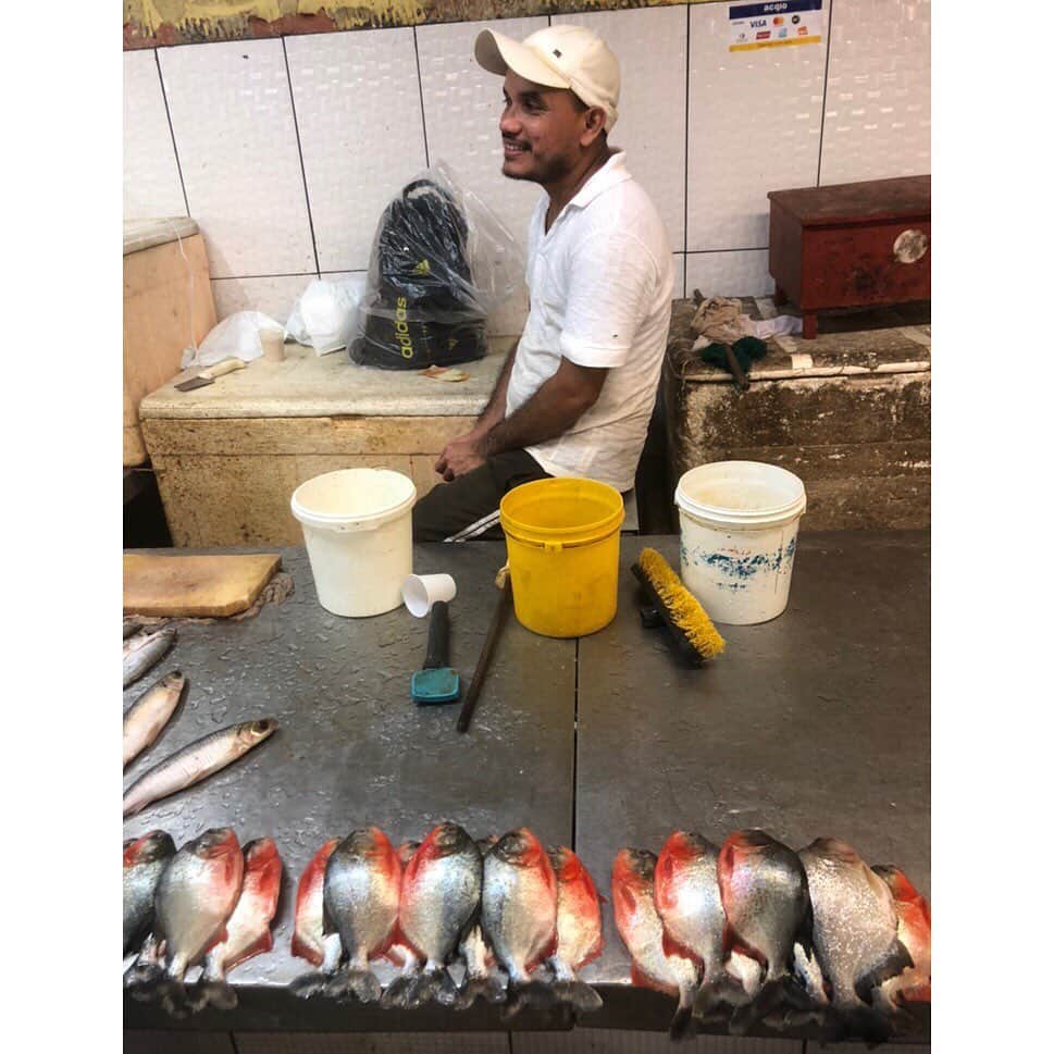 クレメンツリベイロさんのインスタグラム写真 - (クレメンツリベイロInstagram)「#manaus First time in the capital of the Amazon 👁👁 #portodemanaus ✔️ #fishmarket ✔️ #piranha ✔️ #pirarucu ✔️ #fruitmarket ✔️ #pontanegrabeach ✔️ #teatroamazonas ✔️」8月1日 0時54分 - clementsribeiro