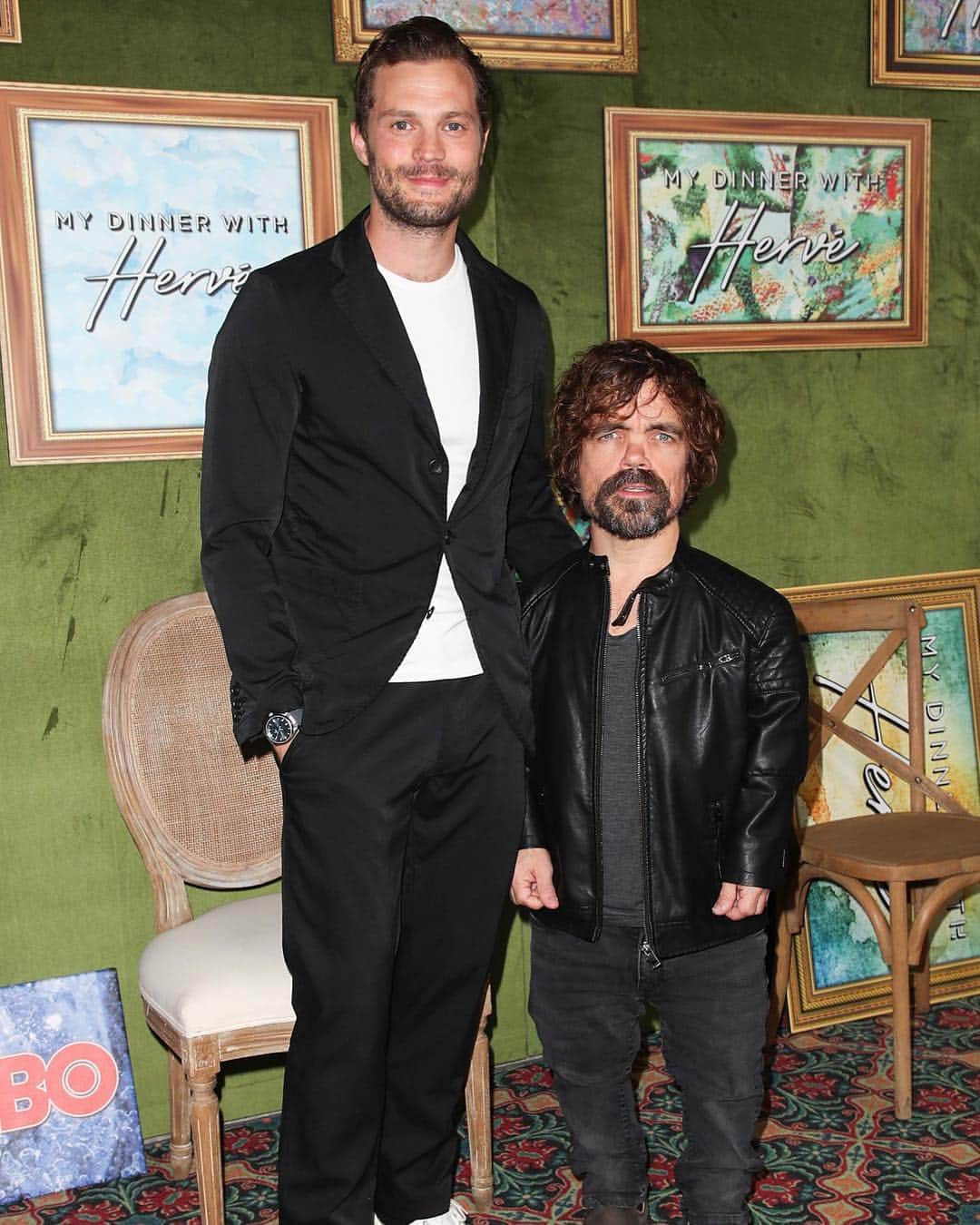 ピーター・ディンクレイジのインスタグラム：「Have you seen My Dinner with Hervé?」