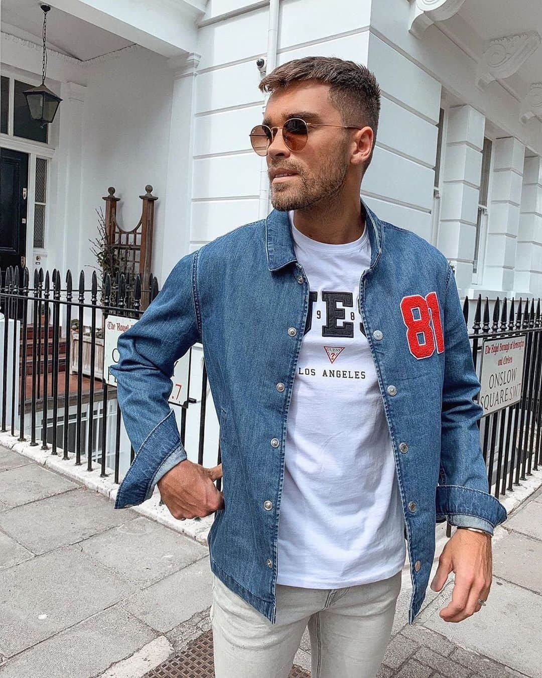 ゲスさんのインスタグラム写真 - (ゲスInstagram)「throw some denim on it 🔻👖 @joshcuthbert #GUESSMens」8月1日 1時15分 - guess