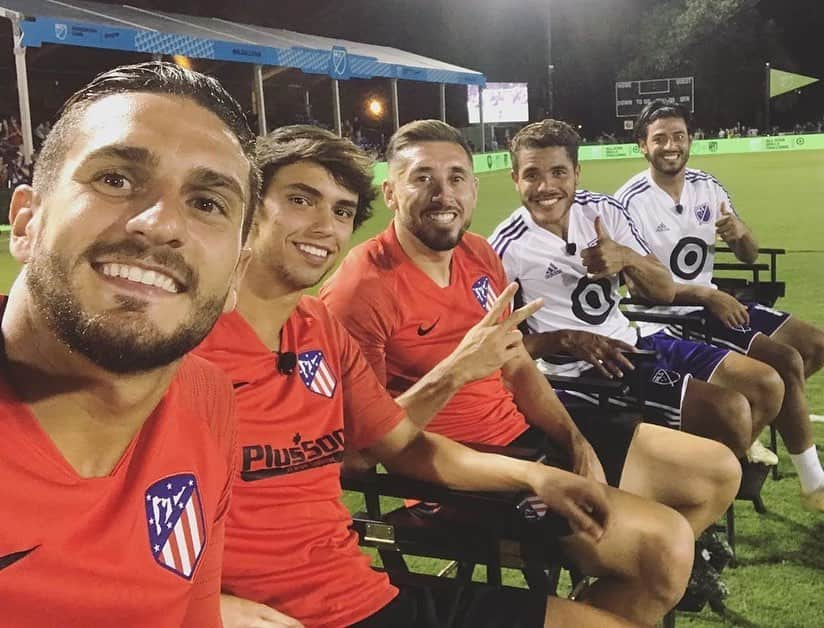 コケさんのインスタグラム写真 - (コケInstagram)「Pasándolo 🔝 en los Skills Challenge del #MLSAllStar ⚽️ Pilas al 🔋💯 para el partido de esta noche 💪🏼 #AtletiSummerTour」8月1日 1時18分 - koke6