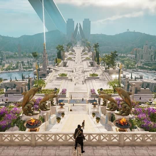 Ubisoftさんのインスタグラム写真 - (UbisoftInstagram)「Atlantis looking incredible! Amazing screenshots from NoviKaiba23 on Twitter 😍 #AssassinsCreedOdyssey」8月1日 1時56分 - ubisoft
