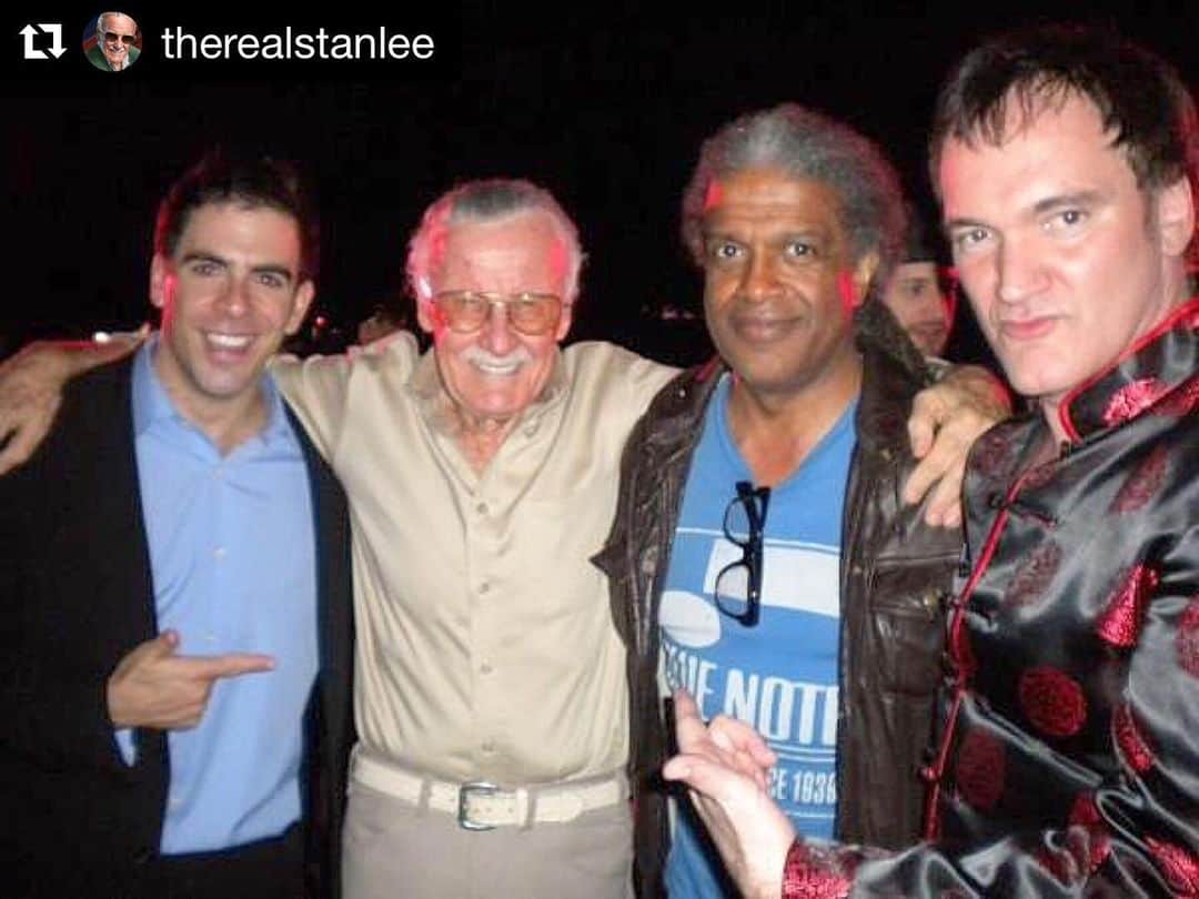 イーライ・ロスさんのインスタグラム写真 - (イーライ・ロスInstagram)「#Repost @therealstanlee  Once upon a time in Hollywood… these four characters posed for a photo. #WaybackWednesday」8月1日 2時36分 - realeliroth