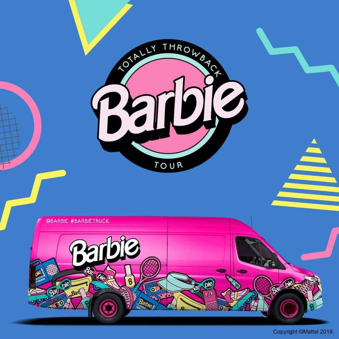 バービーさんのインスタグラム写真 - (バービーInstagram)「With retro-inspired Barbie merch that’s only available at the truck, the Barbie Truck Totally Throwback Tour will be poppin’ up at a city near you!💕🚚⁣⁣ ⁣⁣ Visit Barbie.com/BarbieTruck for more information on tour stops and dates. #Barbie⁣⁣」8月1日 3時04分 - barbie