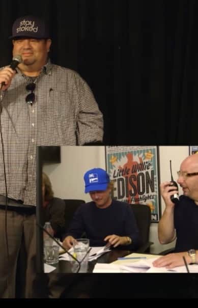 デヴィッド・スペードのインスタグラム：「Guys here’s something funny we did on the 1st show with my driver. And no the audience wasn’t told what was going on. By the way on the show tonight is Kaley Cuoco, Jim Jefferies & Steve Byrne」