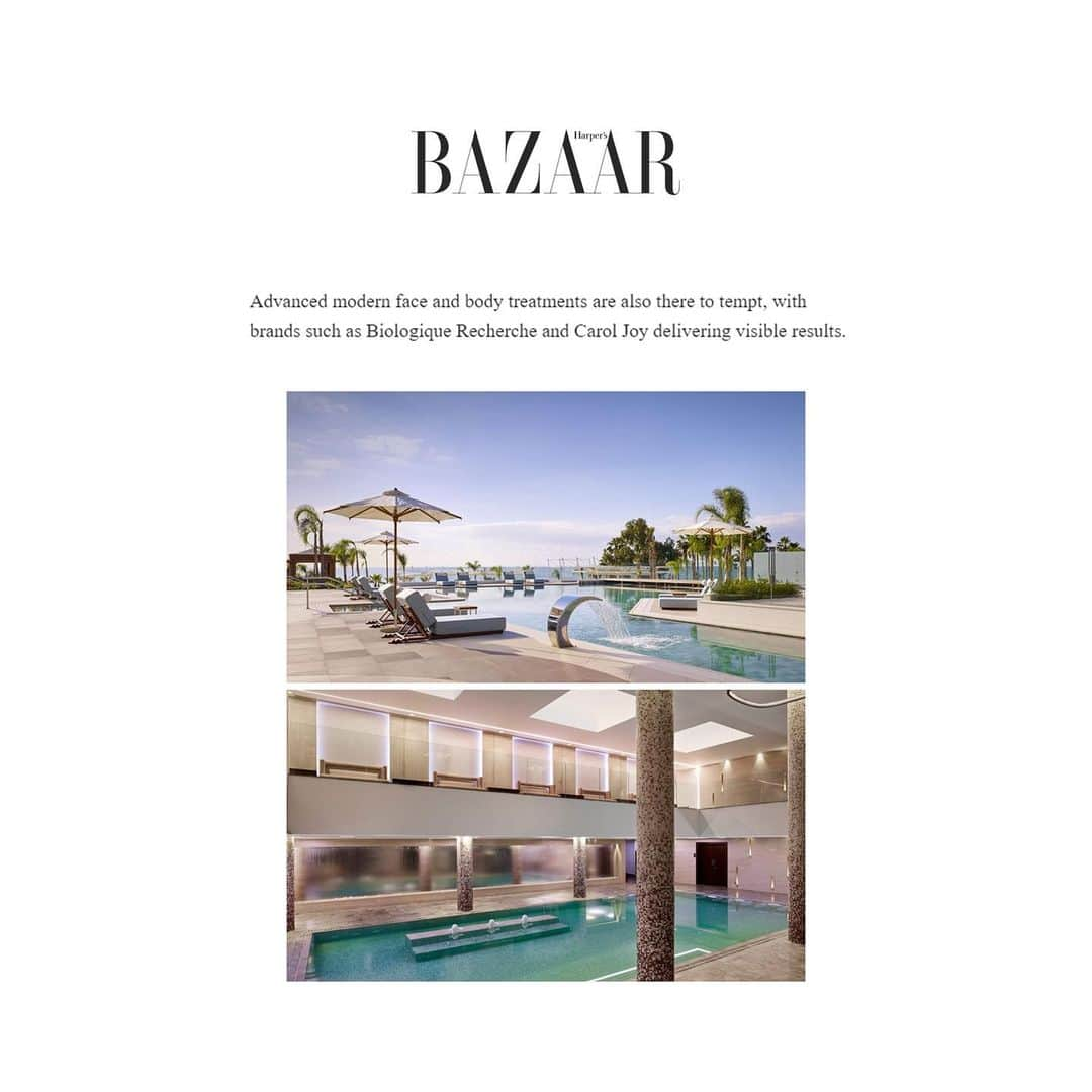 Biologique Recherche USAさんのインスタグラム写真 - (Biologique Recherche USAInstagram)「This month, @harpersbazaarus  is "Introducing the European spa destination you must visit in 2019". The Editor, @bridgetmarch explains how "This luxury Cypriot resort makes for much more than your classic seaside getaway". About the spa, she writes "Advanced modern face and body treatments are also there to tempt, with brands such as Biologique Recherche [...] delivering visible results. In total there are 12 indoor and two outdoor treatment rooms[...] While some spas can feel like an afterthought to a hotel, this demonstrates no expense – or expertise – is spared.". Read all through link in bio! • • • #biologiquerecherche #passion #expert #beauty #skin #skincare #facecare #followyourskininstant #buildingbetterskin #skininstant #harperbazaar #bridgetmarch #cyprus #marriot #parklaneresortandspa #limassol #europe #treatyourself」8月1日 6時49分 - biologique_recherche_usa