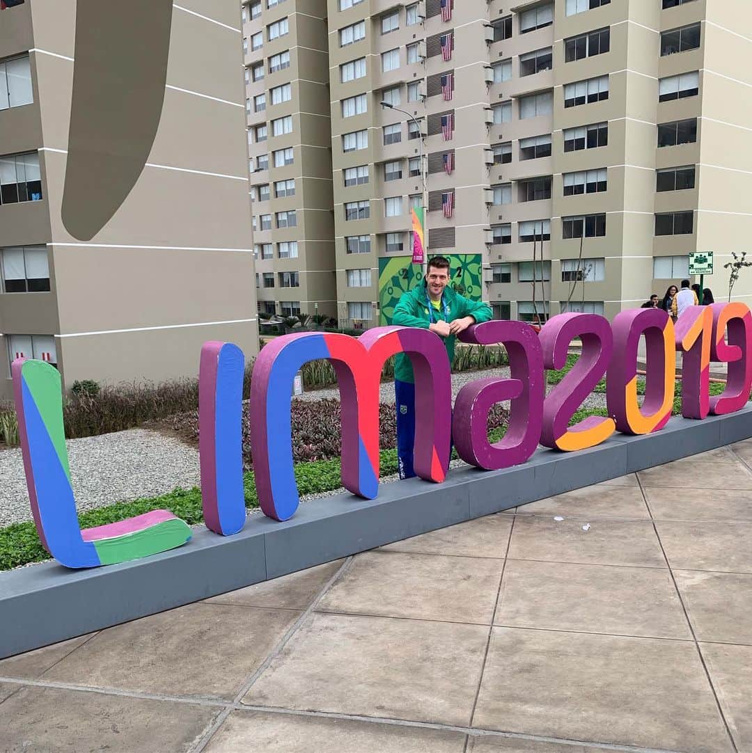 エデル・カルボネラのインスタグラム：「Hoje começará nossa jornada aqui em Lima nos Jogos Pan-Americanos.  É uma grande honra poder defender as cores do Brasil mais uma vez e com certeza faremos nosso melhor pra trazer essa medalha! 🇧🇷 #timebrasil」