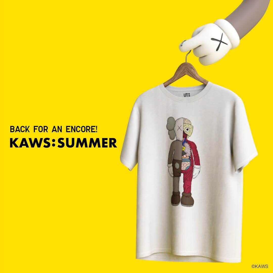 ユニクロさんのインスタグラム写真 - (ユニクロInstagram)「KAWS:SUMMER Back for an encore! Available from Aug 9th (JP) from Aug 16th(US) ✴︎Launch dates & product availability may differ by location For more info, check your respective countries’ website!  #kaws #kawsuniqlo #ut2019 #tshirts #wearyourworld @kaws」8月1日 9時18分 - uniqlo