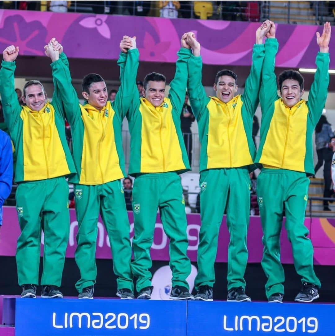 Inside Gymnasticsさんのインスタグラム写真 - (Inside GymnasticsInstagram)「Congrats to Brazil on a great Pan Am Games! #Repost @caio_souza ・・・ E o Brasil eh medalha de Ouro por Equipes nos Jogos Pan-Americanos de Lima 2019! #SomosTimeBrasil #TimeBrasilnoPan #Lima2019」8月1日 9時37分 - insidegym