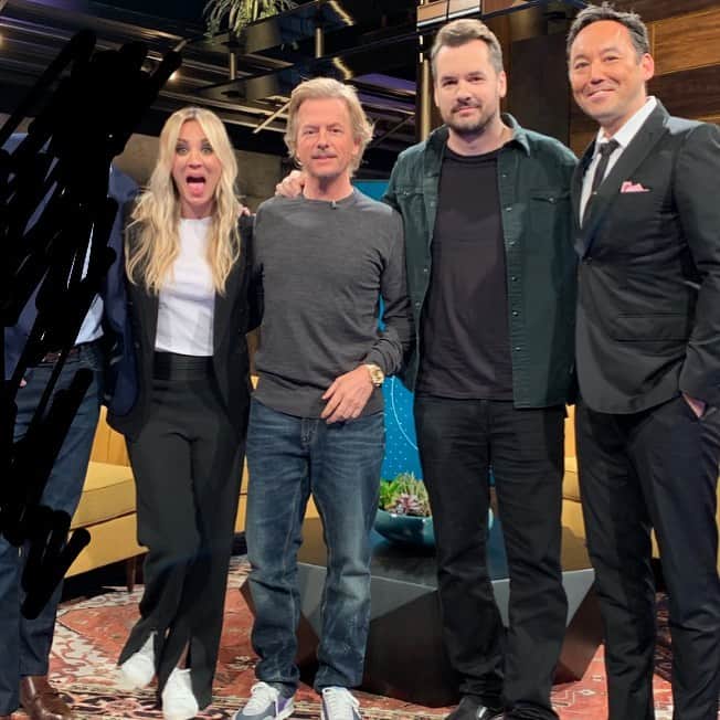 デヴィッド・スペードのインスタグラム：「Tonight! Great time w @kaleycuoco @jimjefferies and @stevebyrnelive  Also a pretty solid bit about the bachelorette. Bits ahoy!! 🚢. @lightsout special@thx to @chrisbharrison」