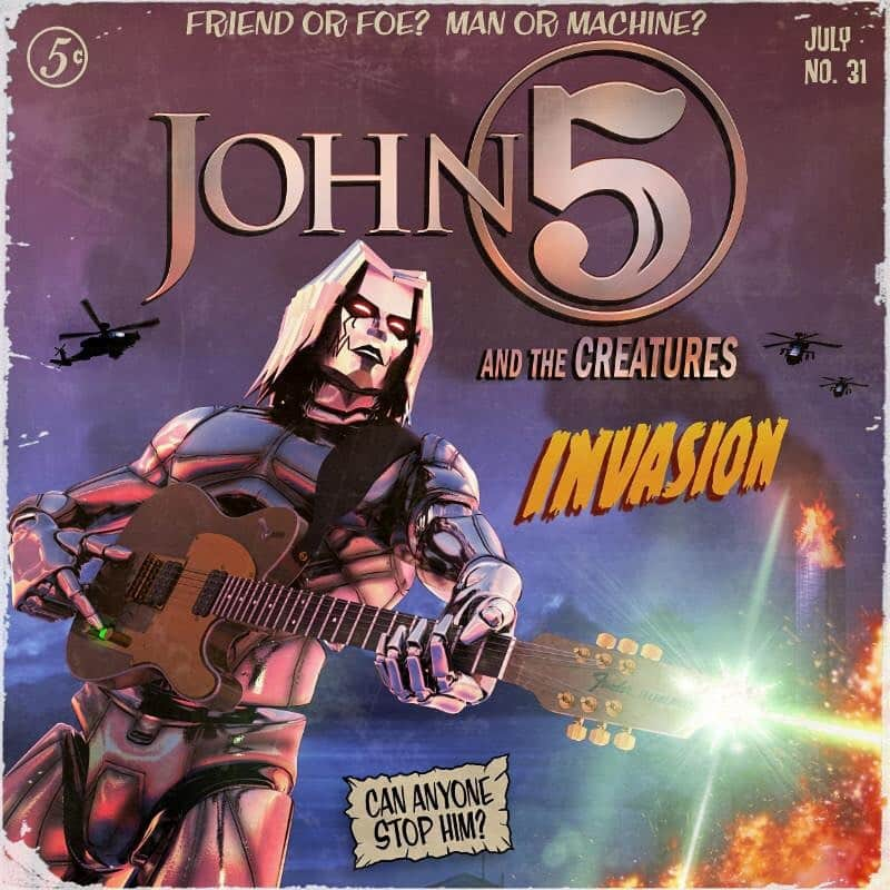 ニッキー・シックスさんのインスタグラム写真 - (ニッキー・シックスInstagram)「Happy Birthday to my buddy @john5official John also released his crazy cool new album ‘Invasion’ today - stream / download now! #supportnewmusic」8月1日 11時15分 - nikkisixxpixx