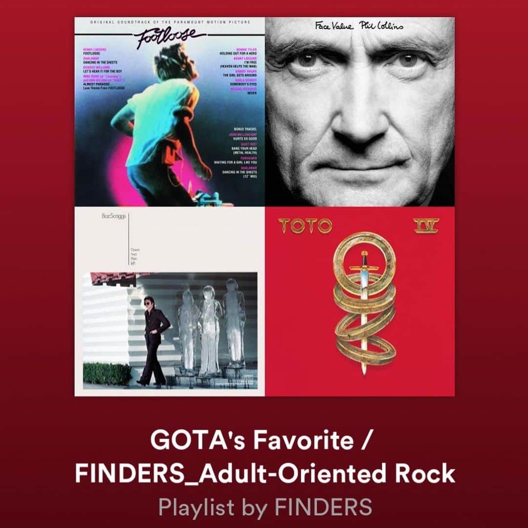 西寺郷太さんのインスタグラム写真 - (西寺郷太Instagram)「FINDERS での連載「西寺郷太の Pop'n Soul を探して」と連動して、Spotify でプレイリストを作りました。「GOTA's Favorite / FINDERS_Adult-Oriented Rock」です。ジャケット的なアイコンは仮なんで変わるとは思いますが。大好きな曲ばかりなんでぜひ。「GOTA's」と検索すれば、これまでの「New Edition」「Prince」も出てきます。ストーリーズでもシェアしておきました。」8月1日 11時38分 - gota_nonareeves