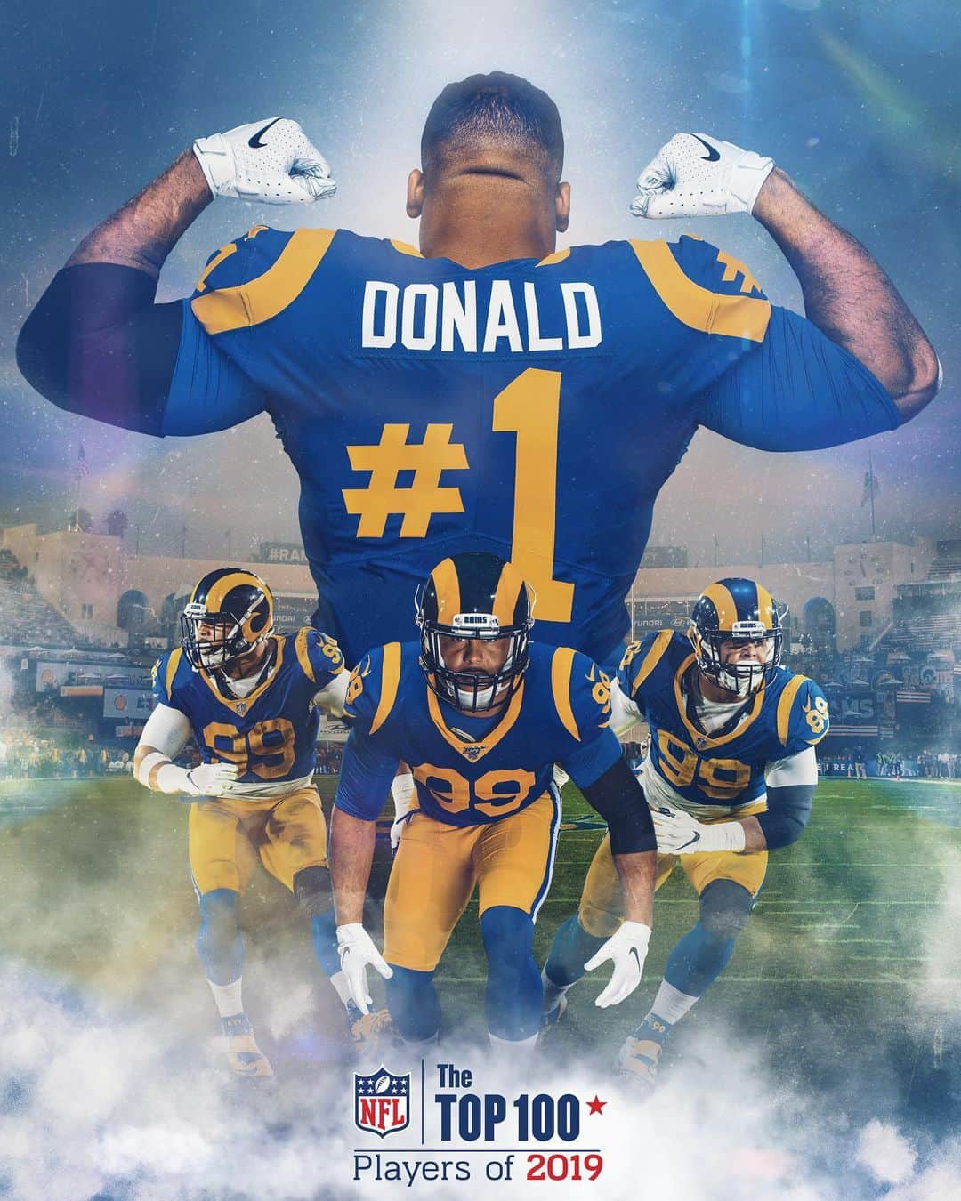 NFLさんのインスタグラム写真 - (NFLInstagram)「No. 99 comes in at No. 1. @aarondonald99 is the top-ranked player in the NFL! #NFLTop100」8月1日 11時53分 - nfl