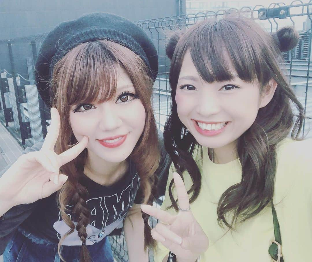 倖田柚希さんのインスタグラム写真 - (倖田柚希Instagram)「ヤドゥさんと写真撮るの忘れた← #微女と野獣」8月1日 23時21分 - yu_zukizuki