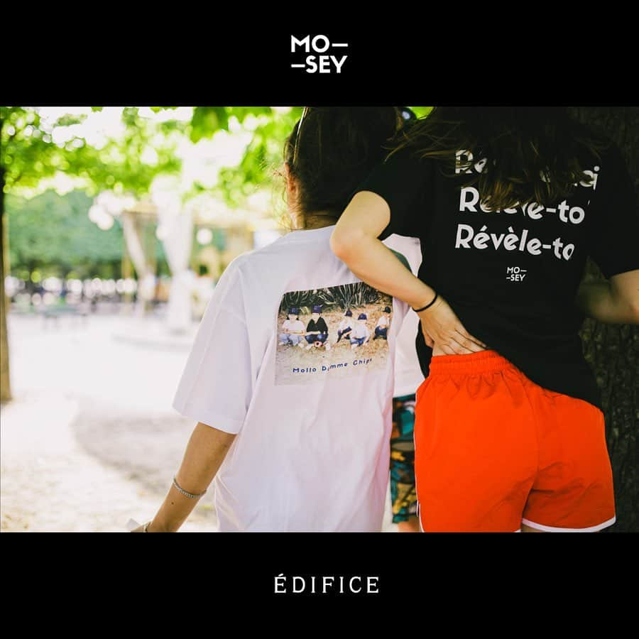 EDIFICEさんのインスタグラム写真 - (EDIFICEInstagram)「【MOSEY×EDIFICE】﻿ ﻿ 音楽プロデューサー、サウンドディレクター、DJと様々な分野で活躍する生粋のパリジャン﻿ “MOSEY”こと《Pierre Sarkozy》とEDIFICEのコラボレーションアイテムがフランスから届きました。﻿ ﻿ 彼の幼少期の写真がプリントされたフォトTeeや、オリジナルグラフィックのTシャツ﻿ を含むEDIFICEだけの限定アイテムとなります。﻿ ﻿ ﻿ ﻿ ﻿ Tee：【MOSEY×EDIFICE】¥6,000+tax﻿ ﻿ ﻿ ﻿ ﻿ ﻿ ﻿ ﻿  @moseyofficial﻿  @karlhab﻿  @michelle_legaffric﻿  @margthiam﻿ ﻿ #edifice #mosey #pierresarkozy #paris #sports #vintagesports﻿ #parisien #frenchstyle #phototee #summerwear #summerfashion﻿ #summerstyle #fashionshoot #fashionwear #mensfashion #mensstyle﻿ #menswear #unisexitem #エディフィス #コラボレーションアイテム」8月1日 22時21分 - edifice.jp